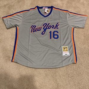 Dwight Gooden New York Mets Jersey Mens XL NWT 1987 Road Gray